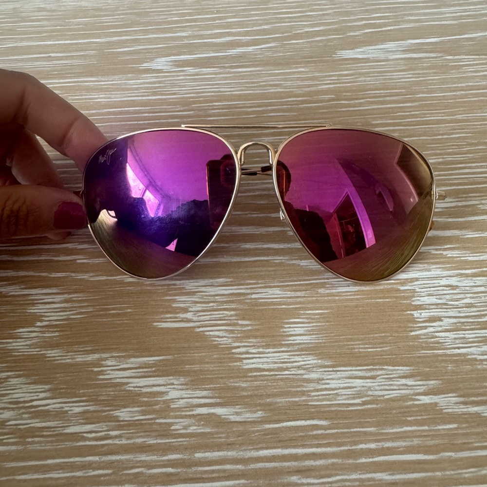 Pink Maui Jim sunglasses